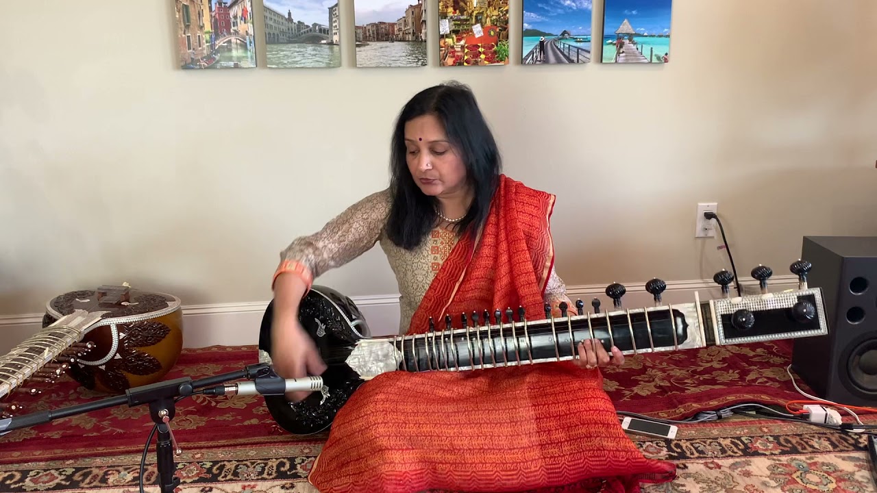 How To Tune A Sitar (Part 6) Tuning A Vilayat Khan Style Sitar YouTube