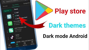 play store par dark mode kaise kare || how to enable  dark mode on play store