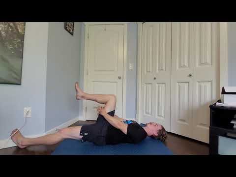 Supine Active Hamstring Stretch