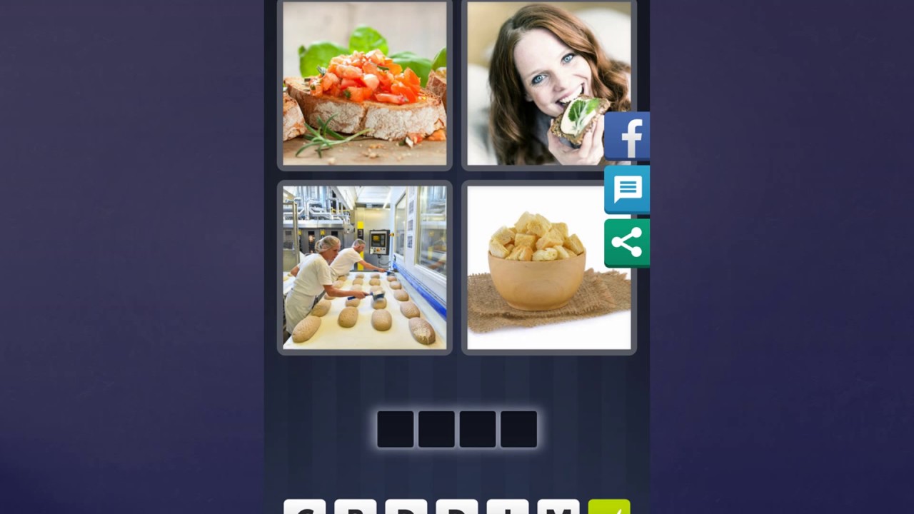 4 Bilder 1 Wort Wasserwaage Brot