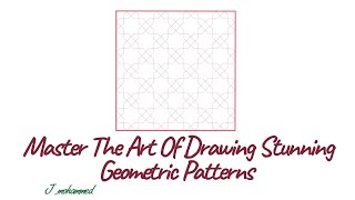 Discover the Beauty of Precision in Geometric Drawing Patterns 12