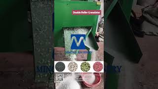 Double roller press granulator is a key equipment for compound fertilizer granulation  #granulator