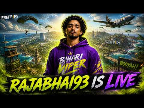 Free Fire New Season Rank Push! ⚡ 1K Subscribers Special Stream 🎯 Join Now!