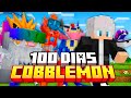 SOBREVIVI 100 DIAS com POKÉMONS RAROS no MINECRAFT COBBLEMON!