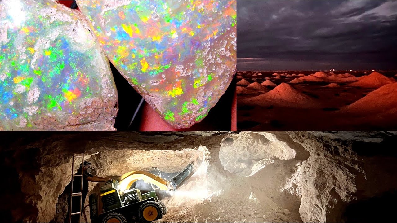 Coober Pedy Opal mining. We say goodbye to one claim and hello to HUGE