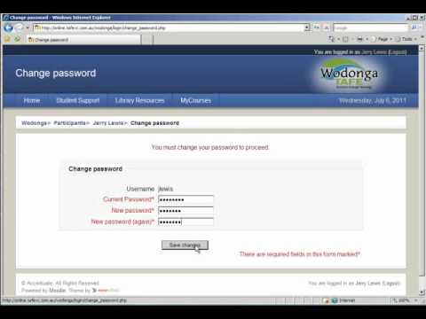 Accessing Wodonga TAFE online.wmv