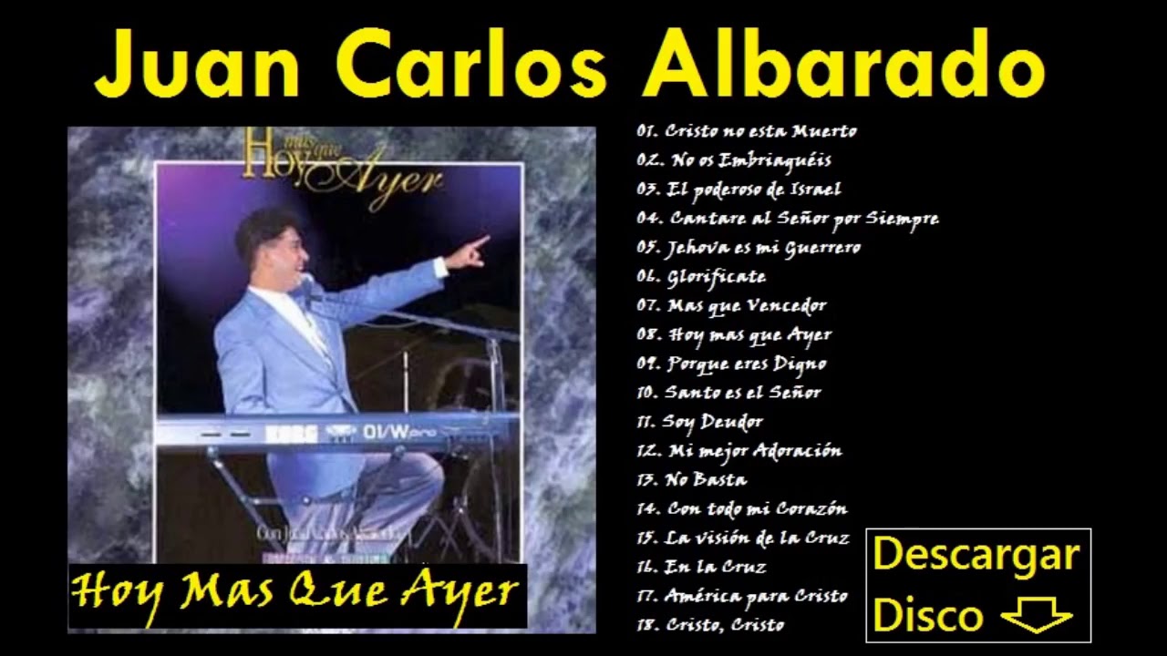 1 Hora de Música Cristiana Con lo Mejor de Juan Carlos Alvarado Albanza