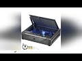 SucceBuy Gun Safe Q235 Steel Pistol Safe 3-Way Quick Access Firearm Case Gun Box Advanced Biometric