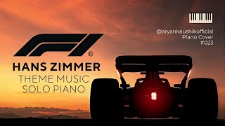 F1  Hans Zimmer  Cinematic Piano Solo short Version  Aryan Kaushik