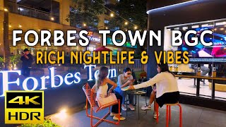 Discover Forbes Town BGC Nightlife 2025 | Best Bars, Hidden Gems & Rich City Vibes in Manila 4K HDR