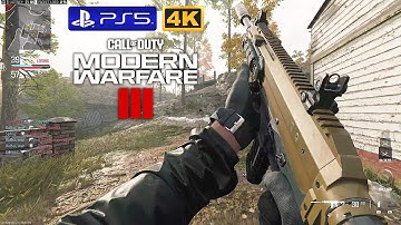 COD Modern Warfare 3 PS5 4K Gameplay [No Commentary]