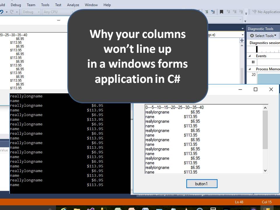 How To Line Up Columns In C Using String Format YouTube how-to-line-up-columns-in-c-using-string-format-youtube