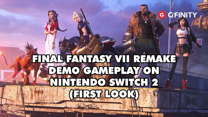 FF7 Remake Demo Gameplay | Running on Nintendo Switch 2