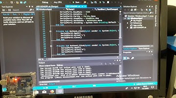 Led on/off visual studio and arduino