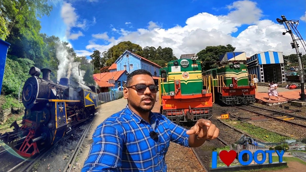 OOTY "STEAM & DIESEL RUN" | TRAIN VLOG | UNESCO HERITAGE SITE | NILGIRI MOUNTAIN RAILWAY