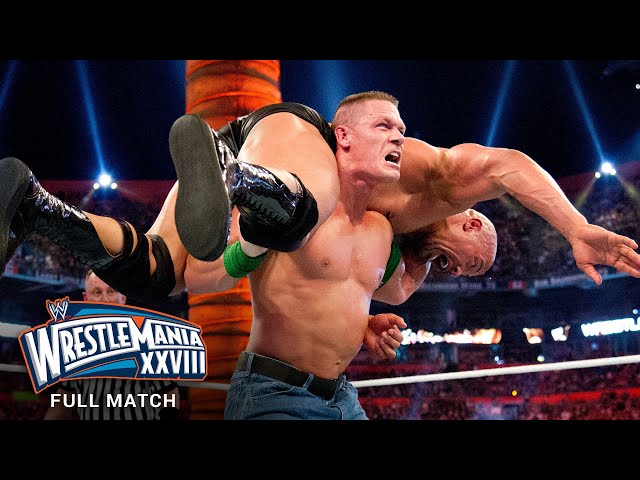 FULL MATCH - The Rock vs. John Cena: WrestleMania XXVIII class=