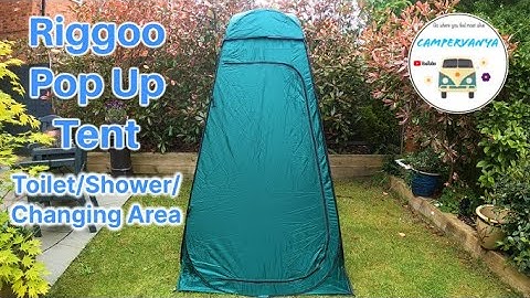RIGGOO POP UP TOILET TENT - Campervan & Motorhome Essential Items