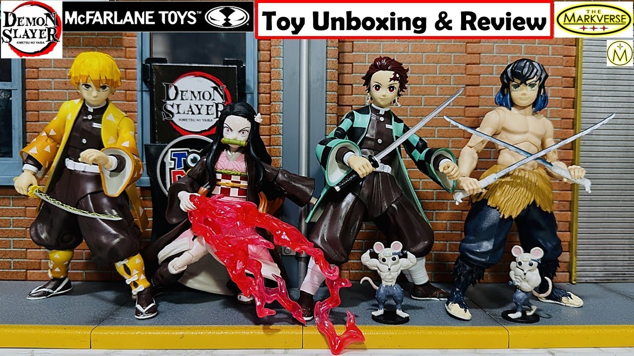DEMON SLAYER (Nezuko, Tanjiro, Zenitsu, Inosuke) McFarlane Toys