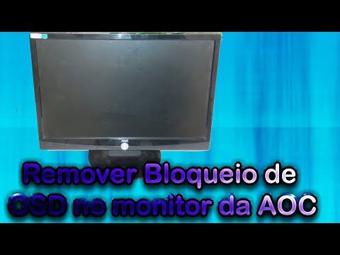 Remover Bloqueio de OSD no monitor da AOC.