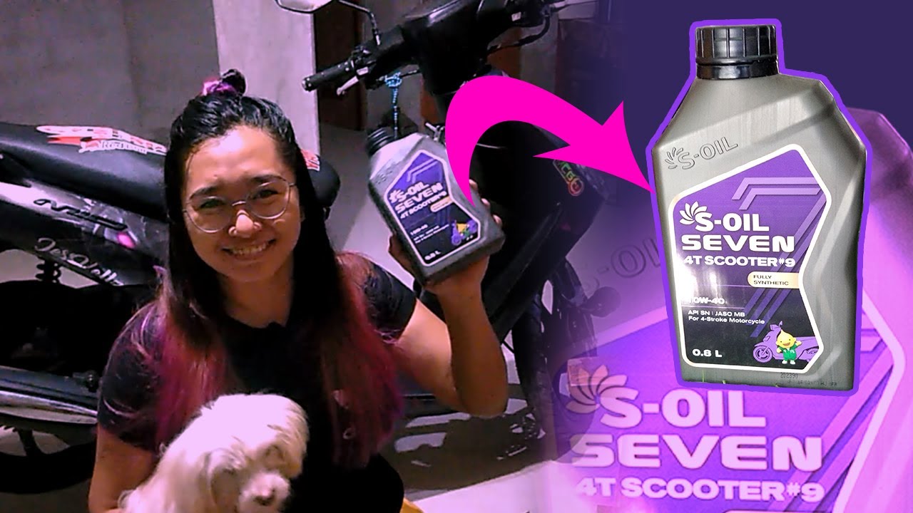 Mio Sporty Change Oil With S Oil Seven 4t Scooter S Oil Seven Review Youtube