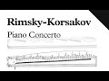 Rimskykorsakov  piano concerto op 30 sheet music
