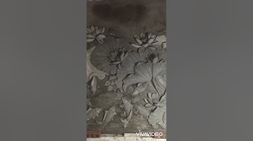 Tranh đắp nổi CỬU NGƯ QUẦN HỘI đẹp - Hà Huy Hiếu - 0344909234