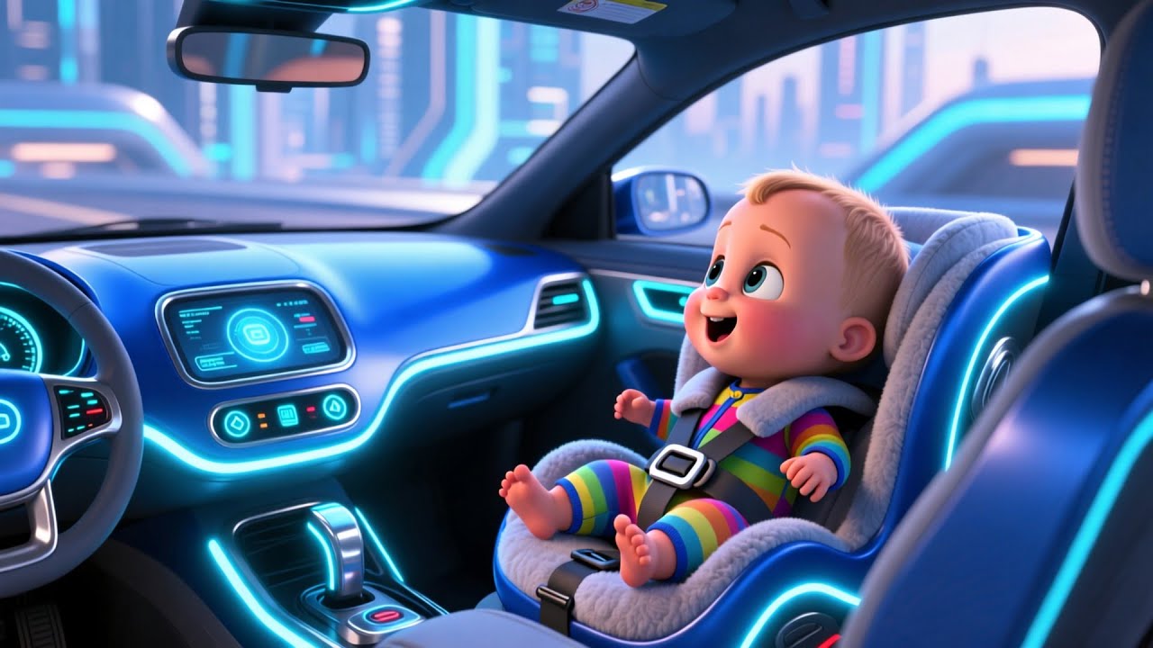 Wroom Wroom Car Ride 🚗😊🍼 | Kids Fantasy Song | Learn Safe Travel and Happy Routines