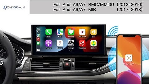 How to Install: Audi A6 A7 12.3" Screen Upgrade Apple Carplay