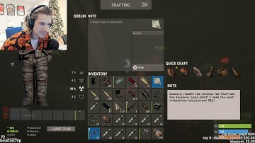 xQc leaves a nice message for moistcr1tikal - xQcOW - Rust Clips