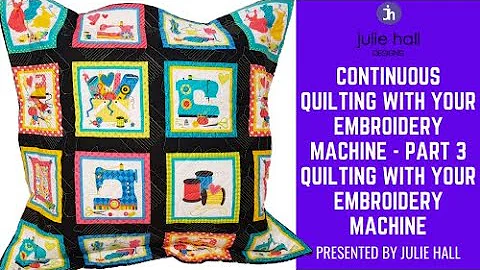 Continuous Quilting with your Embroidery Machine -...