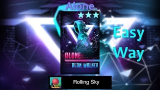Rolling Sky Level 29 - Alone - 100% Completed - Easy Way