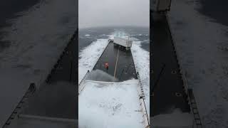 Wild Winds at Sea #ocean #ship #storm #waves #roughwater