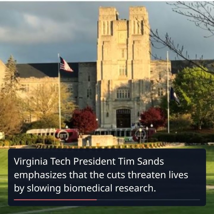 NIH Cuts Could Slash $13 Million from Virginia Tech Research Budget
