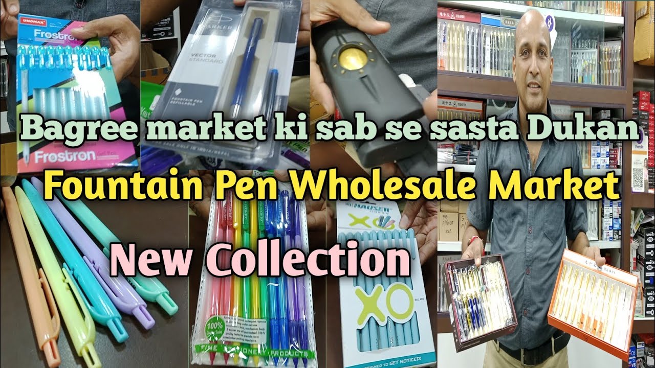 Wholesale pen market in kolkata YouTube