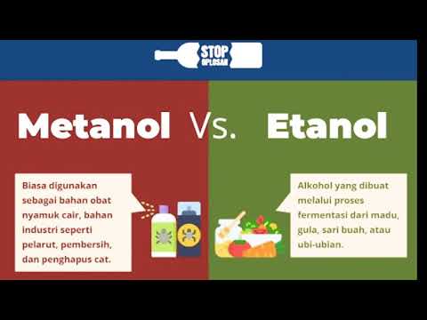 #metanol#etanol# Apa perbedaan metanol dan etanol..?"