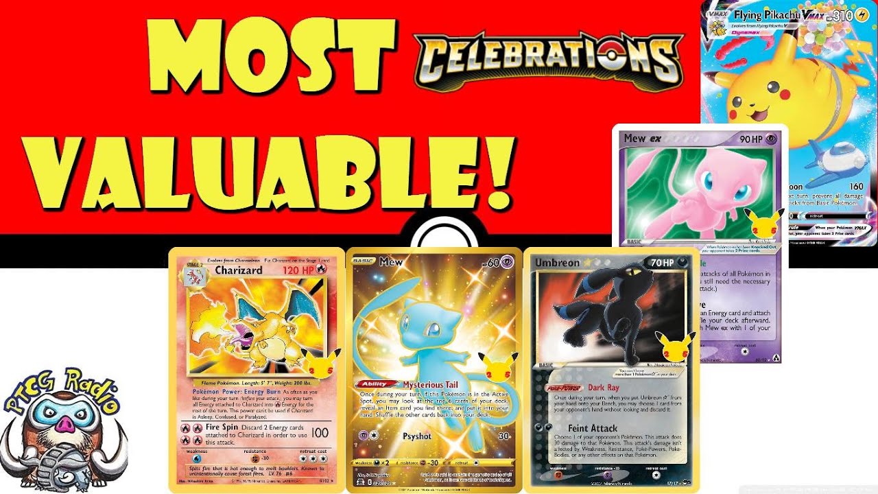 Top 10 Most Valuable Pokmon TCG Cards from Celebrations ! (Most Expensive)  (Time to Invest?)