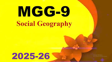 IGNOU MGG-9 Solved Assignment 2025-26