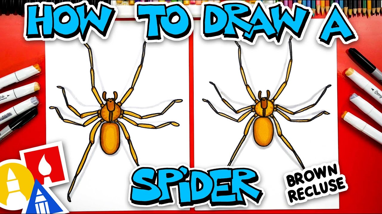 How to Draw Garden Spider for Kids printable step by step drawing sheet   DrawingTutorials101com