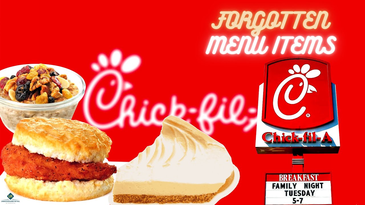 Top 10 Discontinued ChickfilA Menu Items YouTube