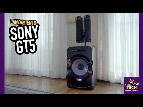 Lanzamiento de Sony MHC-GT5D - #MiercolesDeTecnologia