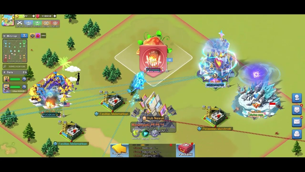 Titan Canyon 3901 Squad B vs 2511 vs 172 vs 607 | TopWar | Vivid Army | Top War | Bibiami