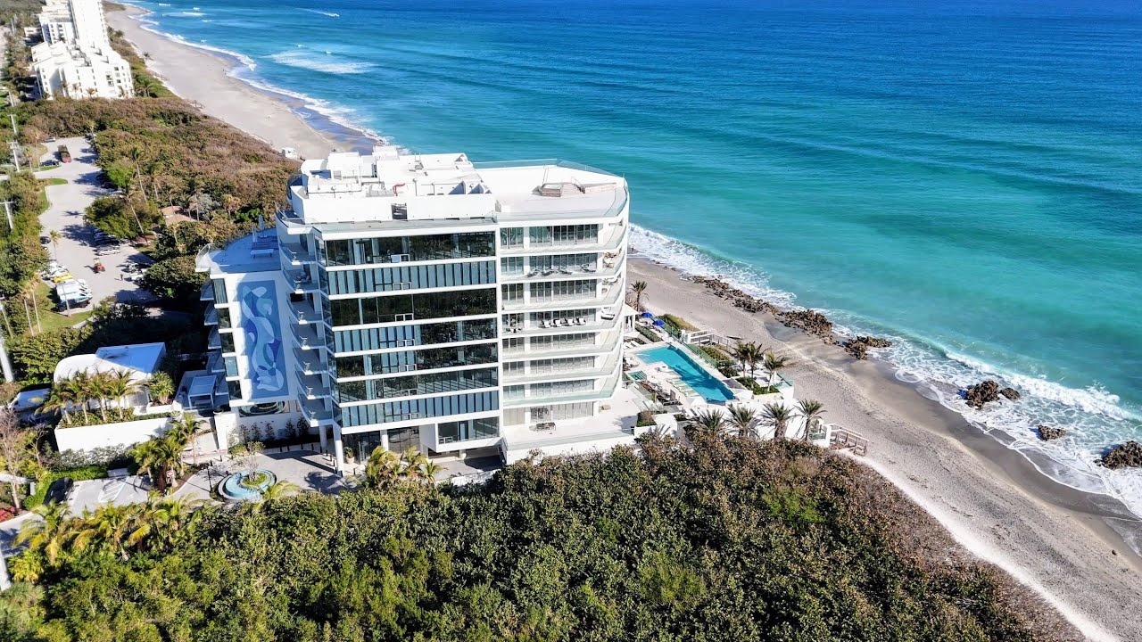 Seaglass, Luxury waterfront condos for sale on Jupiter Island Fl