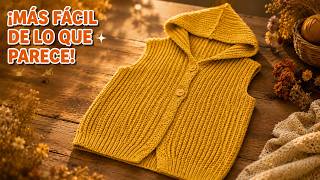 Crochet Hooded Vest  Complete Stepbystep Tutorial