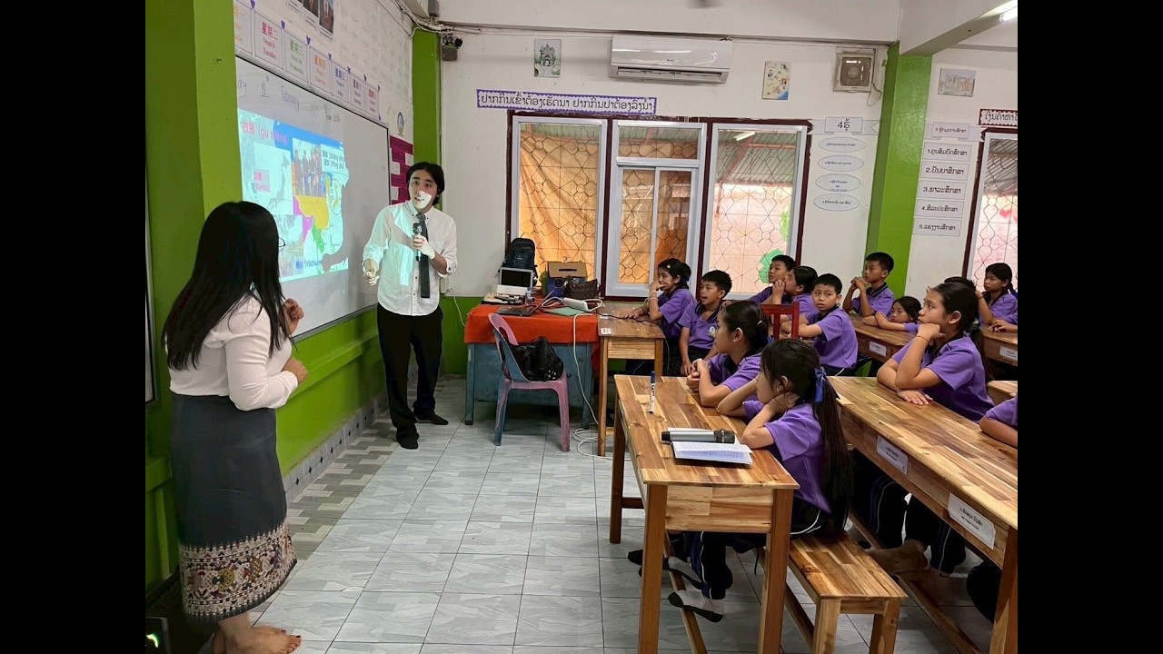 Laos,vientiane!ຂອບໃຈLao nice friends/ラオス、ビエンチャン後編 ラオスには素敵な友人たちがいます、ラオスの学校で授業をしました