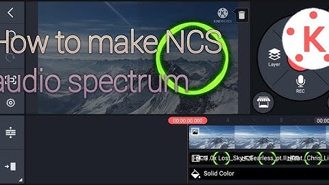 How to make audio spectrum like NCS using KineMaster🔥🔥Easy and simple 🔥🔥🔥