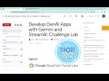 Develop genai apps with gemini and streamlit challenge lab  qwiklabs  gsp517    quicklab