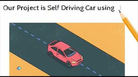 Self Driving Car using Object detection