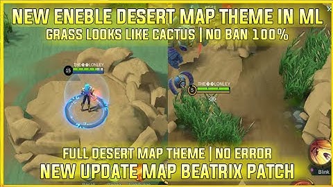 NEW ENEBLE DESERT MAP THEME IN ML | LEGIT 100% NOT CLICKBAIT | FULL DESERT THEME