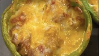 Stuffed Bed Peppers #recipe #dinnerwithme #dinnerideas #dinner #quickrecipes #quickdinner by How To With Kristin 404 views 1 year ago 1 minute, 1 second