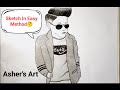 Sketch of baby boy👦 || sketch in easy method🤔